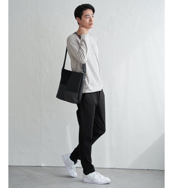 ikka「DRYダンボールWフェイストレロンT」|Tシャツ・カットソー|