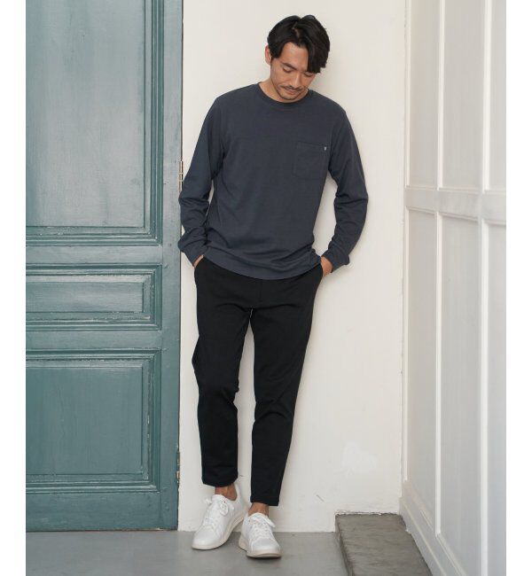 ikka「DRYダンボールWフェイストレロンT」|Tシャツ・カットソー|