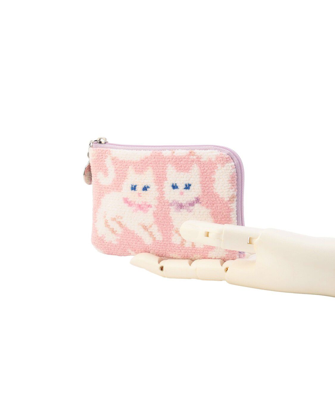 LOVERARY BY FEILER「モフモフネコチャン　L字ポーチ　L/MNC-260279」|ポーチ|