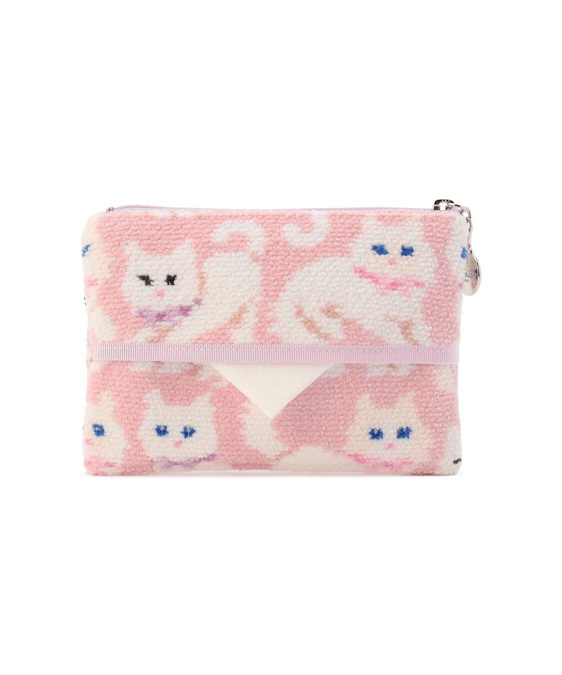 LOVERARY BY FEILER「モフモフネコチャン　ティッシュポーチ　L/MNC-260281」|ポーチ|