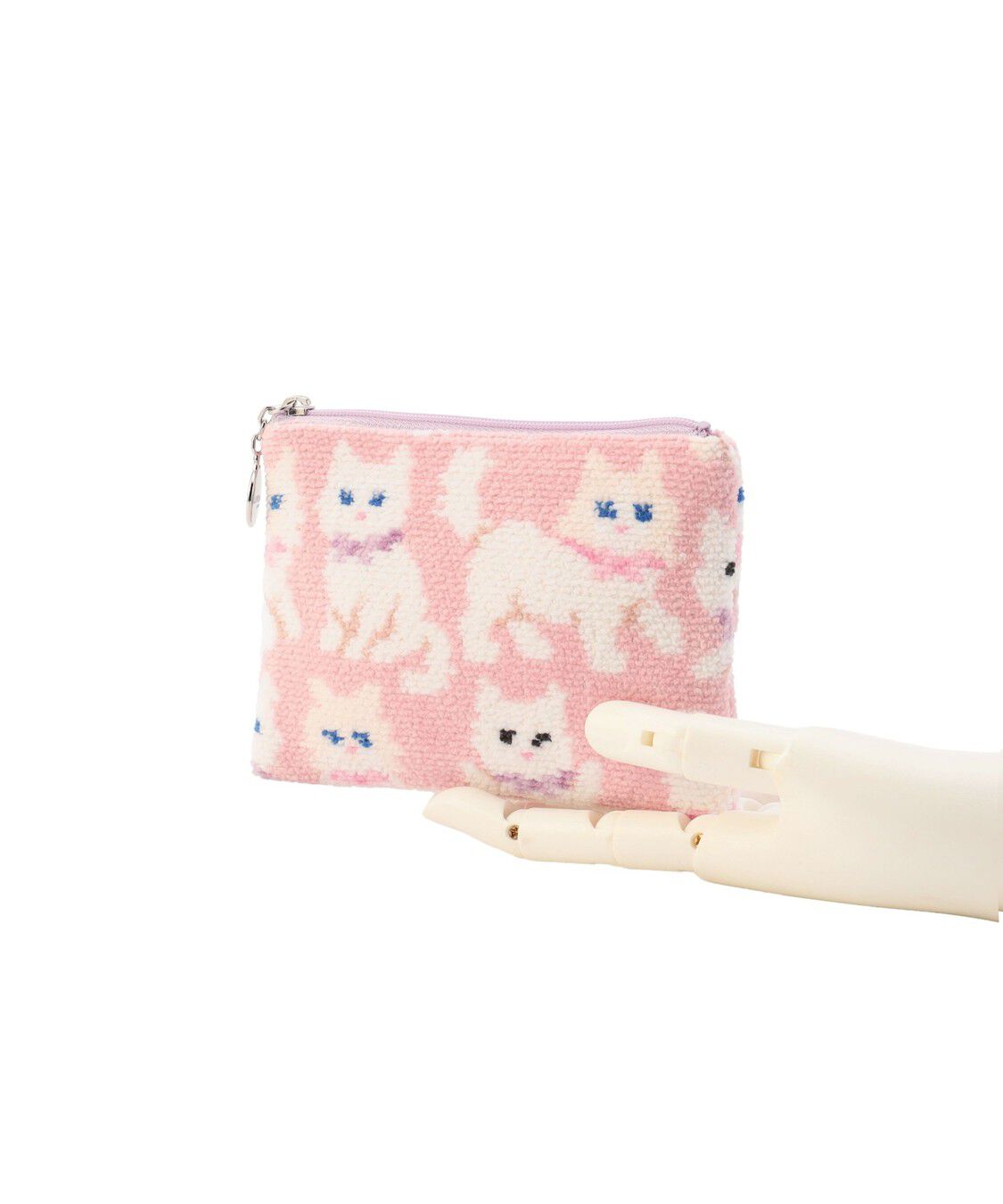 LOVERARY BY FEILER「モフモフネコチャン　ティッシュポーチ　L/MNC-260281」|ポーチ|