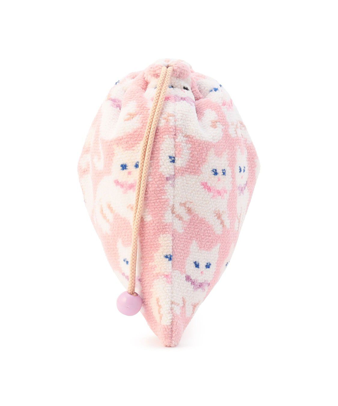 LOVERARY BY FEILER「モフモフネコチャン　巾着　L/MNC-260283」|ポーチ|