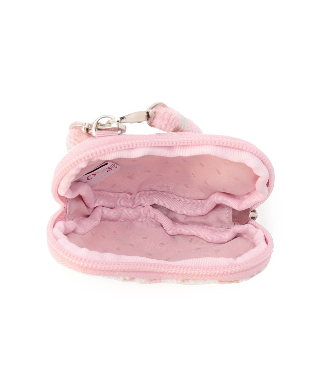 LOVERARY BY FEILER「モフモフネコチャン　ハート型ポーチ　L/MNC-260284」|ポーチ|