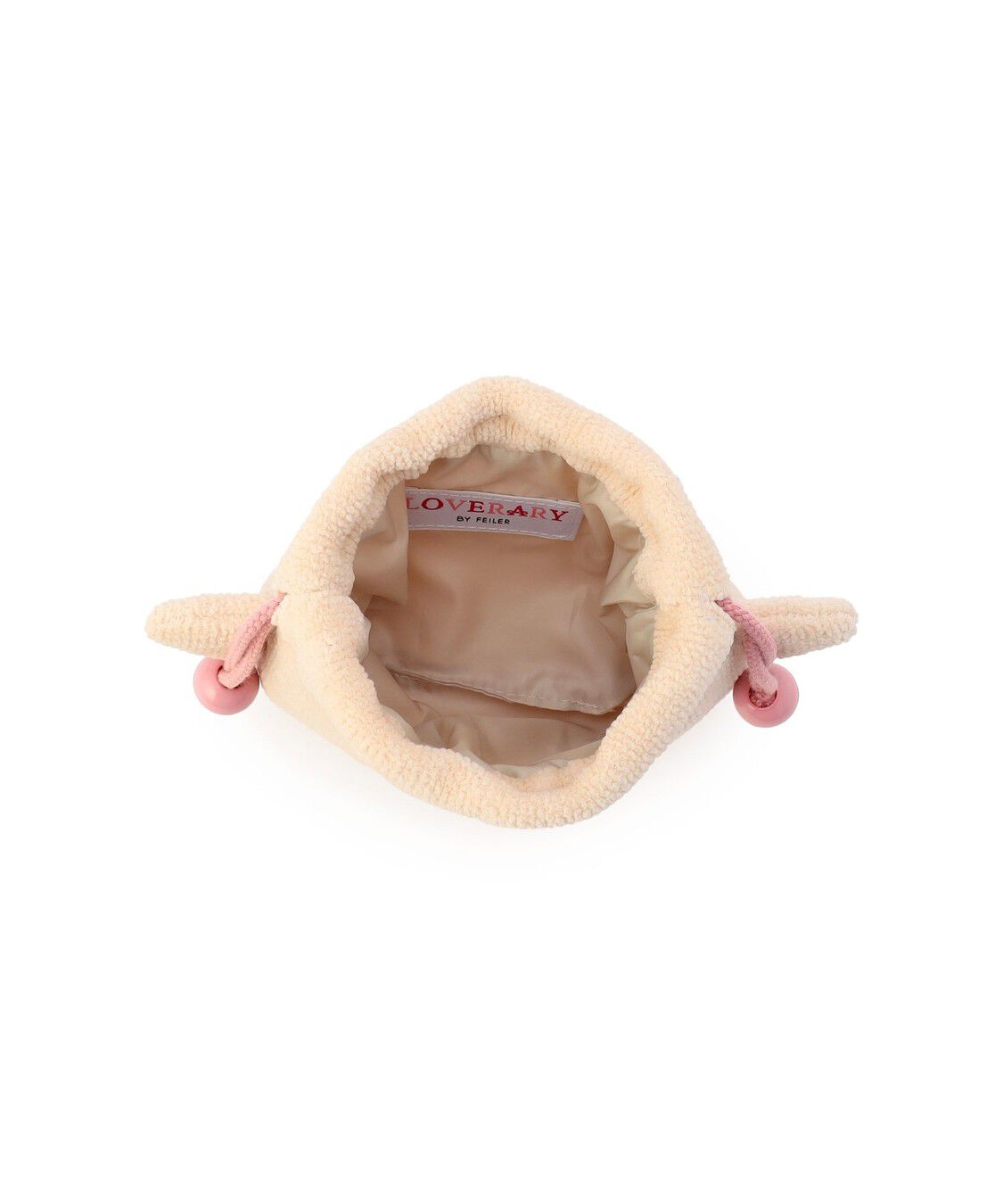 LOVERARY BY FEILER「モフモフネコチャン　ネコチャン巾着　L/MNC-260288」|ポーチ|