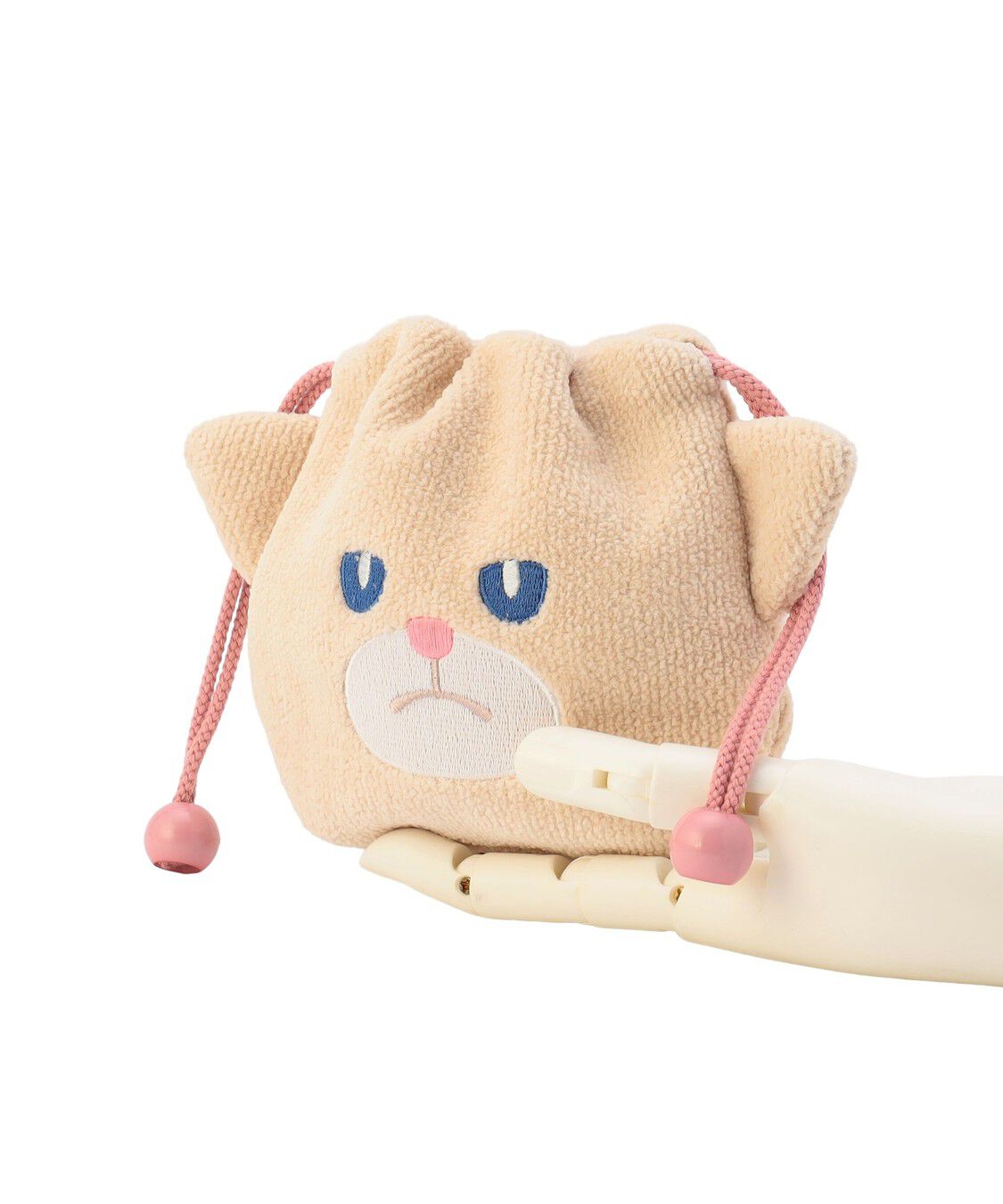 LOVERARY BY FEILER「モフモフネコチャン　ネコチャン巾着　L/MNC-260288」|ポーチ|