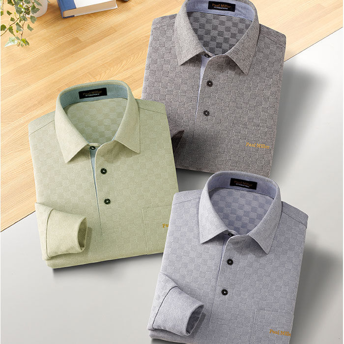 BACKYARD FAMILY「ポールミラー ポロシャツ 長袖 メンズ 通販 シャツ メンズシャツ トップス おしゃれ 長袖シャツ」|その他|