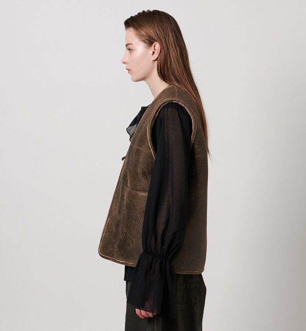 ASTRAET「＜ASTRAET＞ムートン ジップベスト UNISEX」|ベスト・ジレ|