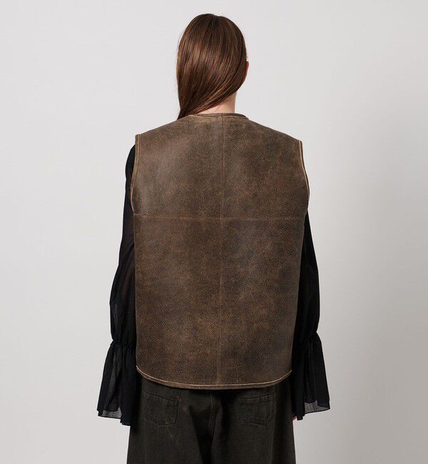 ASTRAET「＜ASTRAET＞ムートン ジップベスト UNISEX」|ベスト・ジレ|