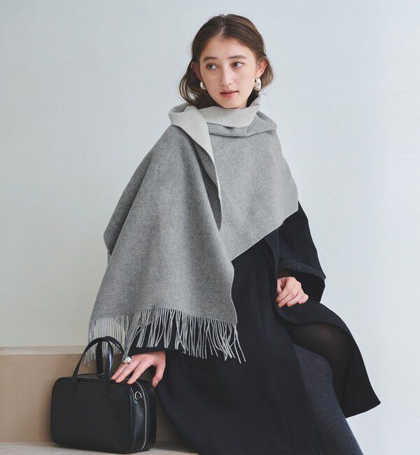 UNITED ARROWS「カシミヤ リバーシブル ストール」|ストール|