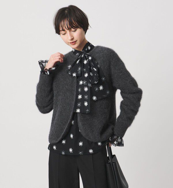 UNITED ARROWS「チュールフラワー ボウタイブラウス ‐ウォッシャブル‐」|シャツ・ブラウス|その他1