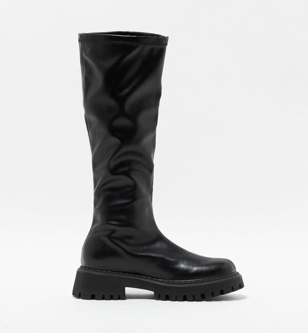 UNITED ARROWS「ストレッチ レイン ロングブーツ」|ロングブーツ|
