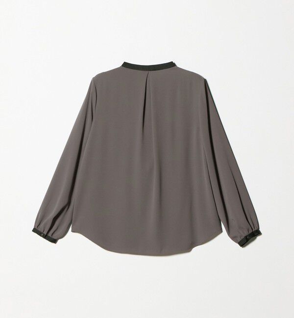 UNITED ARROWS「バイカラー パイピング ブラウス ‐ウォッシャブル‐」|シャツ・ブラウス|