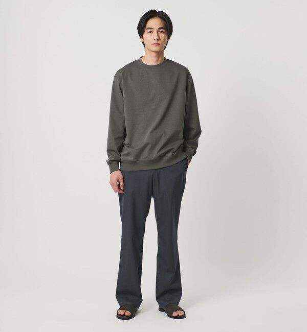 UNITED ARROWS「ポンチ ロングスリーブ スウェット ー抗菌防臭・接触冷感ー」|Tシャツ・カットソー|