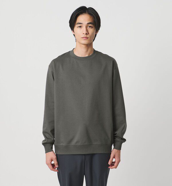 UNITED ARROWS「ポンチ ロングスリーブ スウェット ー抗菌防臭・接触冷感ー」|Tシャツ・カットソー|
