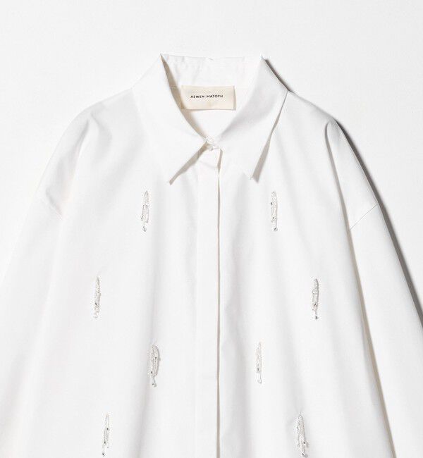 AEWEN MATOPH「＜AEWEN MATOPH＞ビーズフリンジシャツ」|シャツ・ブラウス|