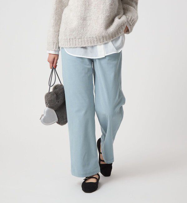 UNITED ARROWS green label relaxing「［size SHORTあり］オルマイ コール ジャージー パンツ マシンウォッシャブル ストレッチ」|その他|LT.BLUE