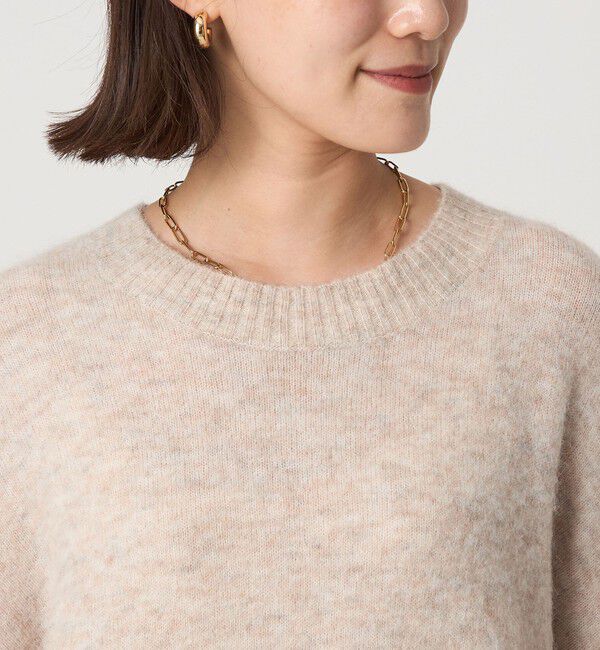 UNITED ARROWS green label relaxing「アルパカブレンド クルーネック プルオーバー ニット」|ニット・セーター|