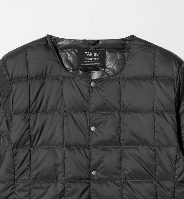 UNITED ARROWS green label relaxing「＜TAION＞クルーネック ボタン ダウンジャケット」|ダウン|