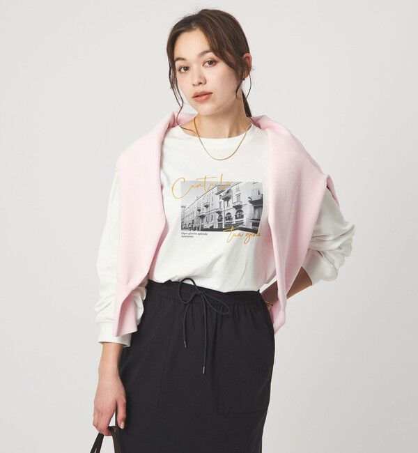 UNITED ARROWS green label relaxing「アソート グラフィック ロングスリーブ Tシャツ」|Tシャツ・カットソー|