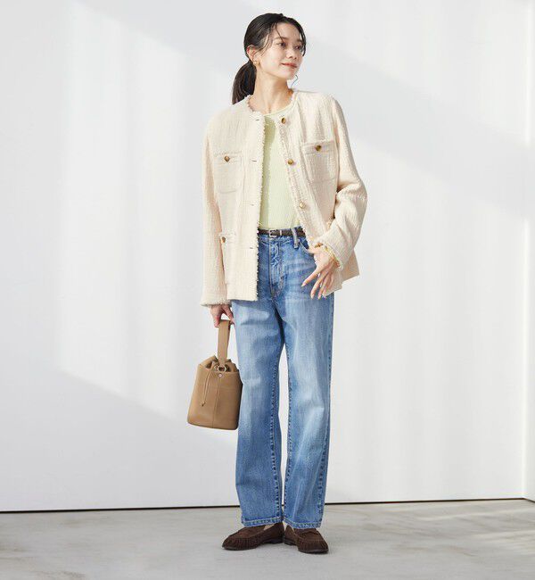 UNITED ARROWS green label relaxing「［size SHORTあり］Bisentino ノーカラー ジャケット」|ノーカラージャケット|