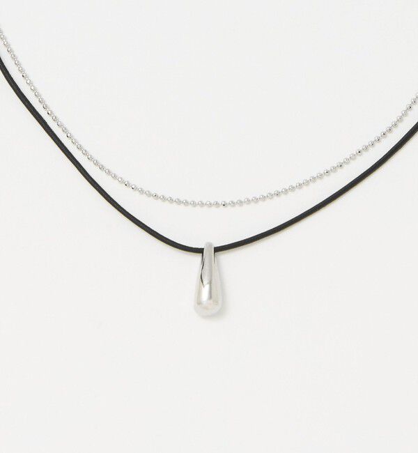 UNITED ARROWS green label relaxing「2連チェーン＆コードチャーム ネックレス」|ネックレス|