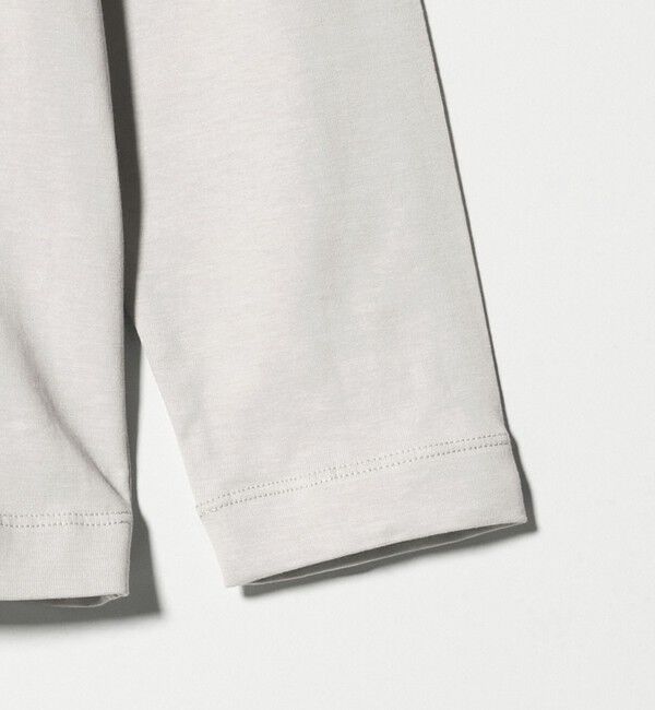 UNITED ARROWS green label relaxing「LONG FIBER COTTON クリア クルーネック 長袖 Tシャツ」|Tシャツ・カットソー|