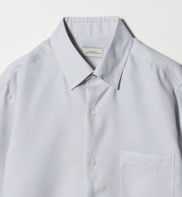 UNITED ARROWS green label relaxing「エブリット コットンオックス ソリッド スナップ ボタンダウン シャツ -イージーアイロン-」|シャツ・ブラウス|