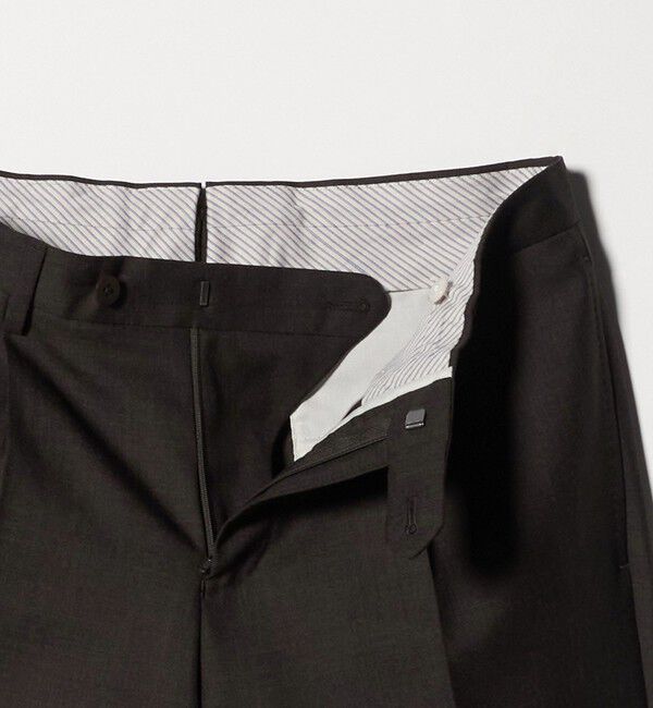 UNITED ARROWS green label relaxing「VITALE BARBERIS CANONICO ラスティック 無地 CLS 1プリーツ スーツパンツ セットアップパンツ」|スーツ|