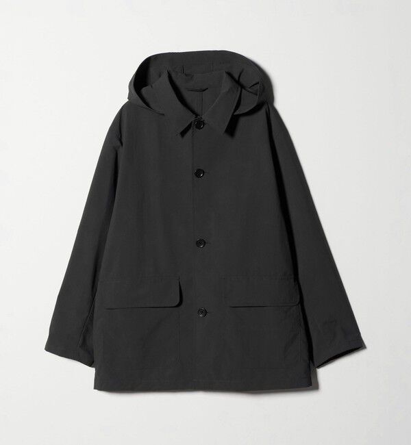 UNITED ARROWS green label relaxing「DICROS ミドル フード ステンカラー コート -撥水-」|ステンカラーコート|