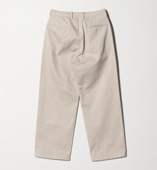 UNITED ARROWS green label relaxing「ウエストポイント ウォッシュド ワイドパンツ」|チノ|