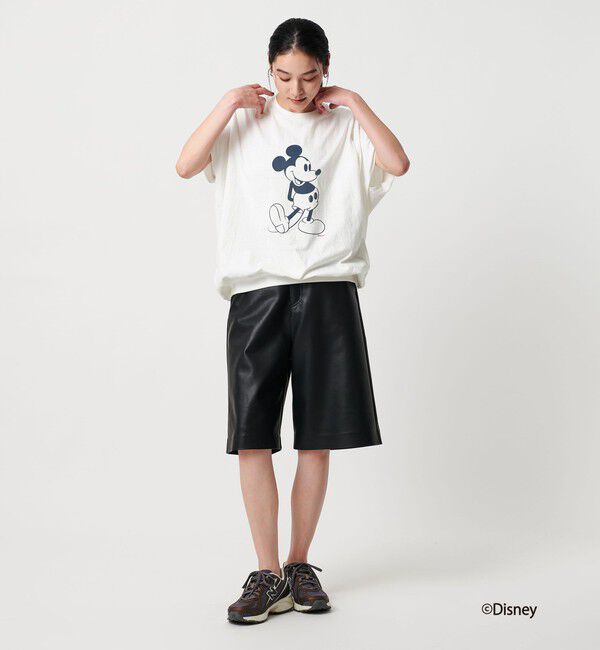 BEAUTY&YOUTH UNITED ARROWS「＜Americana＞Disney / プリントノースリーブ Tシャツ」|Tシャツ・カットソー|