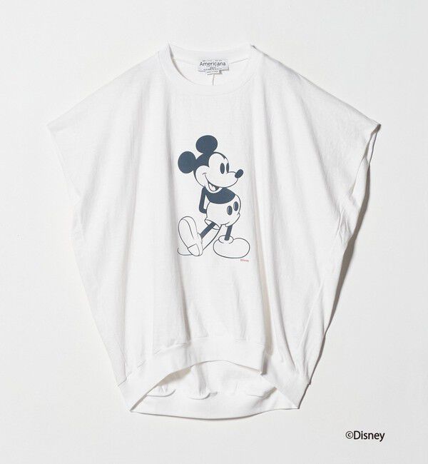 BEAUTY&YOUTH UNITED ARROWS「＜Americana＞Disney / プリントノースリーブ Tシャツ」|Tシャツ・カットソー|