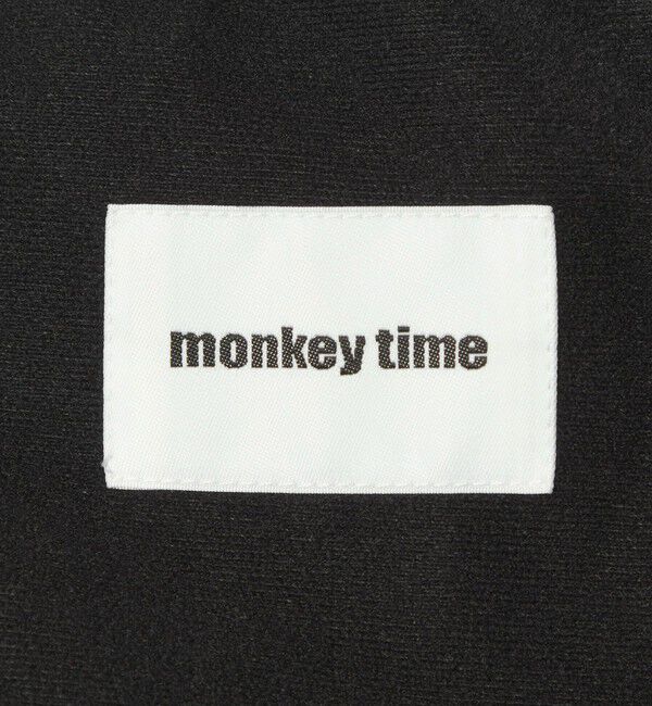 MONKEY TIME「バックブラッシュド タフタ イージー パンツ」|チノ|