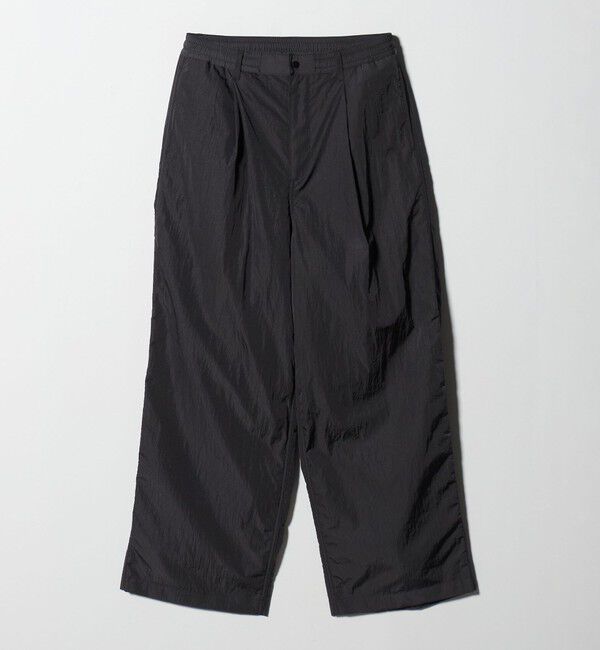 MONKEY TIME「バックブラッシュド タフタ イージー パンツ」|チノ|