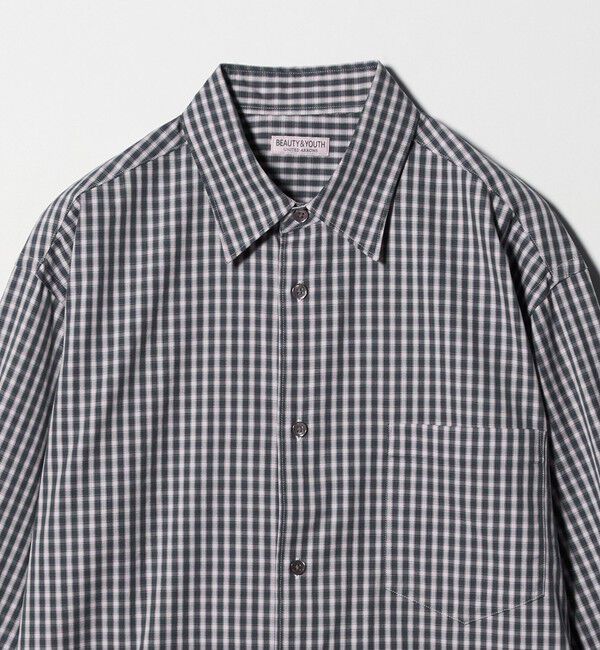 BEAUTY&YOUTH UNITED ARROWS「MUTED ギンガムチェック レギュラーシャツ FORM型」|シャツ・ブラウス|