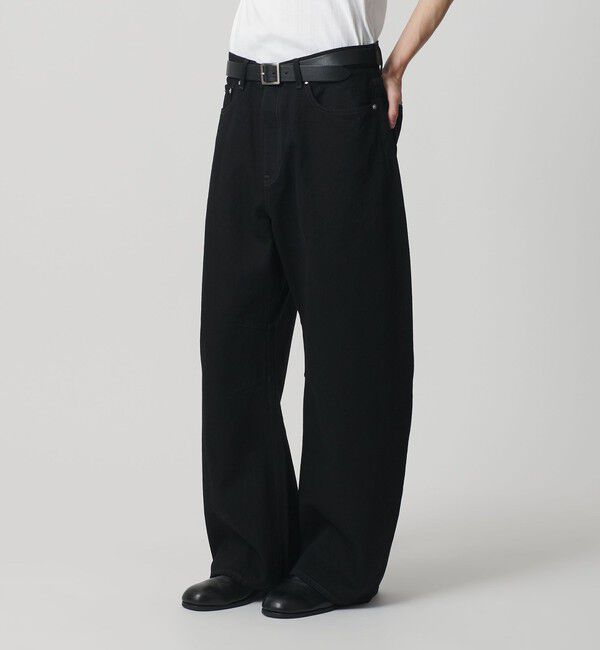 MONKEY TIME「デニム カーブ パンツ」|チノ|