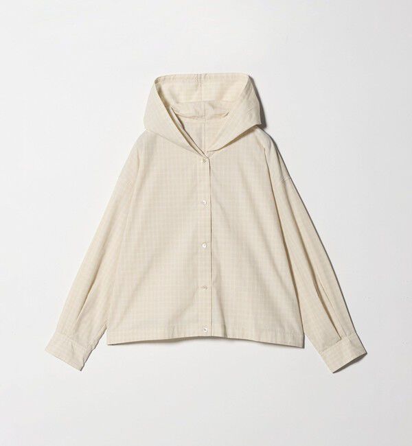 BEAUTY&YOUTH UNITED ARROWS「ポリエステルコットン フードシャツ」|シャツ・ブラウス|BEIGE