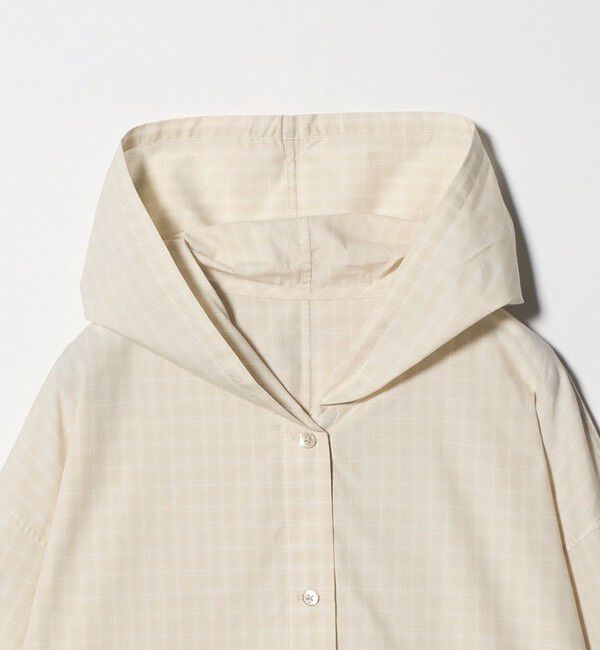 BEAUTY&YOUTH UNITED ARROWS「ポリエステルコットン フードシャツ」|シャツ・ブラウス|