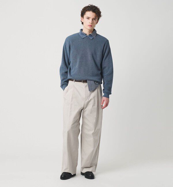 BEAUTY&YOUTH UNITED ARROWS「ファイン アゼ カラー ニット ウォッシャブル」|ニット・セーター|