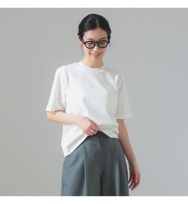 Demi-Luxe BEAMS 「CINOH / コンパクト Tシャツ」|Tシャツ・カットソー|OFF_WHITE