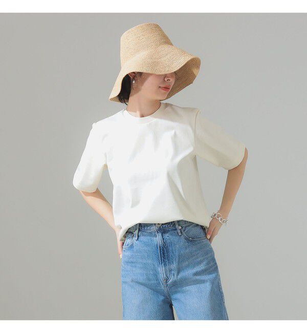 Demi-Luxe BEAMS 「CINOH / コンパクト Tシャツ」|Tシャツ・カットソー|ECRU