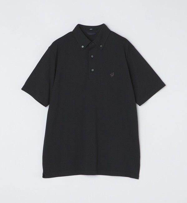 SHIPS「【WEB限定】SHIPS:〈吸水速乾〉ドライピケ ワンポイント ロゴ ボタンダウン ポロシャツ」|ポロシャツ|