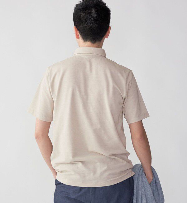 SHIPS「【WEB限定】SHIPS:〈吸水速乾〉ドライピケ ワンポイント ロゴ ボタンダウン ポロシャツ」|ポロシャツ|