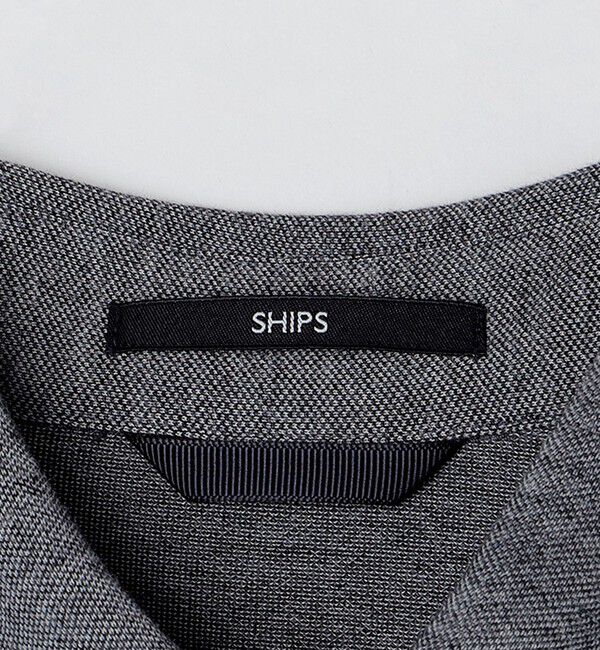 SHIPS「【WEB限定】SHIPS:〈吸水速乾〉ドライピケ ワンポイント ロゴ ボタンダウン ポロシャツ」|ポロシャツ|