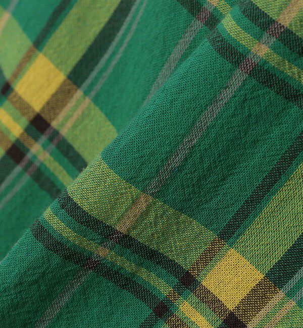 SHIPS「【WEB限定】SHIPS: MADE IN JAPAN ワンポイントロゴ チェックボタンダウンシャツ」|シャツ・ブラウス|