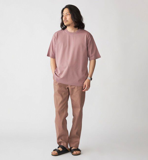 SHIPS「SHIPS:〈 洗濯機可能〉18ゲージ ポリエステル ライト リラックス ニット Tシャツ」|Tシャツ・カットソー|