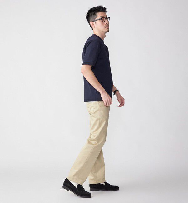 SHIPS「SHIPS:〈 洗濯機可能〉18ゲージ ポリエステル ライト リラックス ニット Tシャツ」|Tシャツ・カットソー|