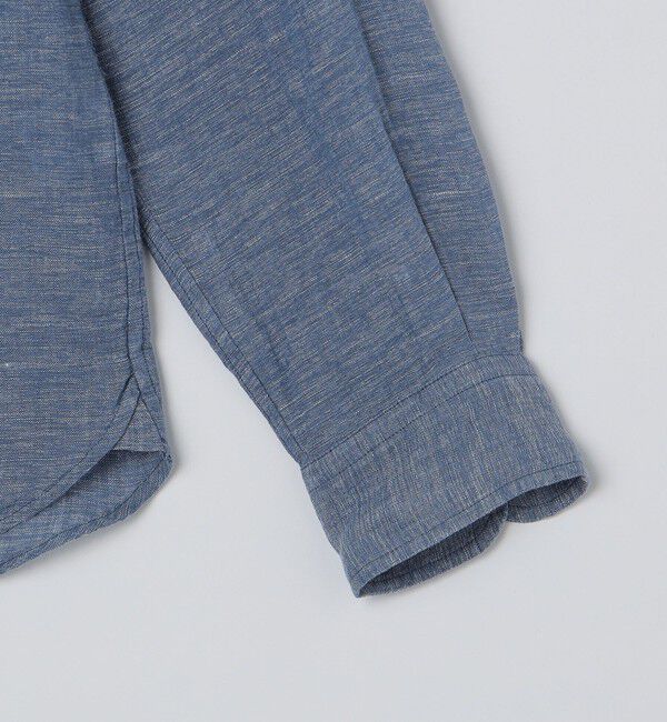 SHIPS Colors 「SHIPS Colors:〈洗濯機可能〉リネン セミワイドカラー シャツ」|シャツ・ブラウス|