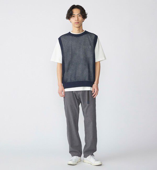 SHIPS「SHIPS:〈手洗い可能〉メッシュ ニット ベスト」|ベスト・ジレ|