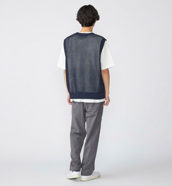 SHIPS「SHIPS:〈手洗い可能〉メッシュ ニット ベスト」|ベスト・ジレ|